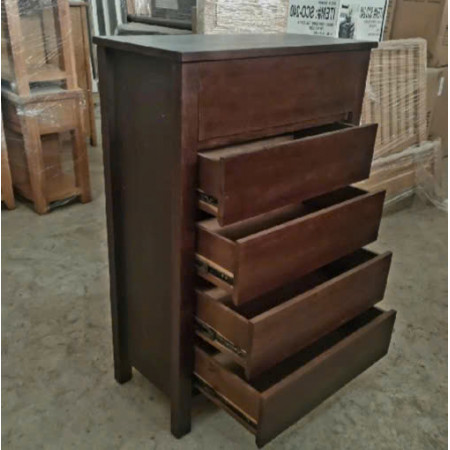 Oak 09 : Tủ 5 Ngăn Kéo Đứng Gỗ Sồi ( Màu Nâu )